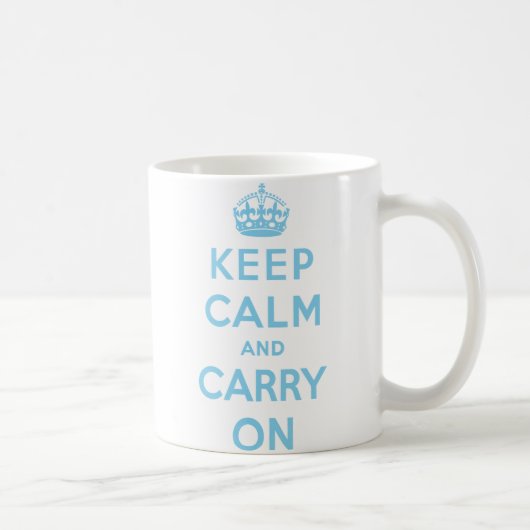 Keep Calm and Carry Onのマグ コーヒーマグカップ (右)