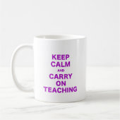 Keep Calm and Carry Onの教授 コーヒーマグカップ (左)