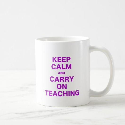 Keep Calm and Carry Onの教授 コーヒーマグカップ (右)