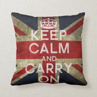 Keep Calm and Carry Onの枕 クッション