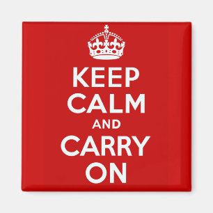 Keep Calm and Carry Onの磁石 マグネット