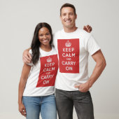 Keep Calm and Carry OnのTシャツ Tシャツ (ユニセックス)