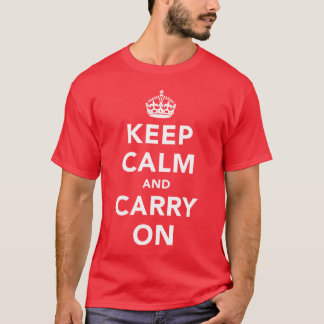 Keep Calm and Carry OnのTシャツ Tシャツ