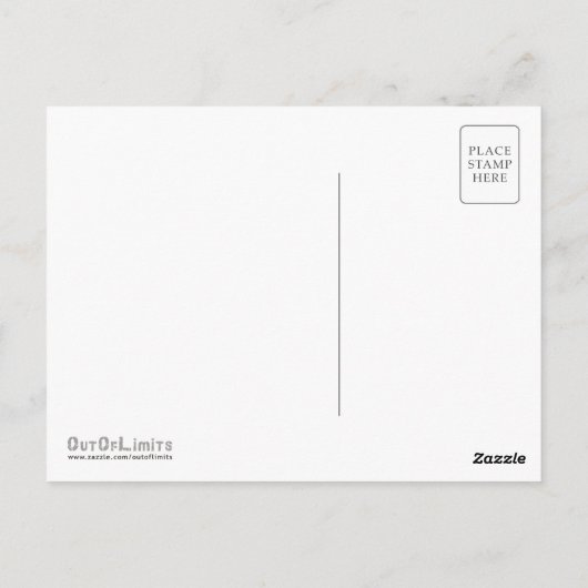 Keep Calm and Carry Onはがき ポストカード (裏面)