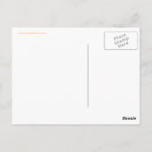 Keep Calm and Carry Onイエローポストカード ポストカード (裏面)