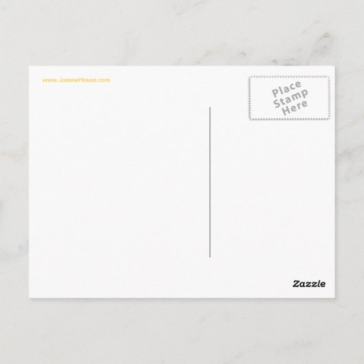 Keep Calm and Carry Onイエローポストカード ポストカード (裏面)