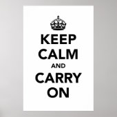 Keep Calm and Carry Onオリジナル ポスター (正面)