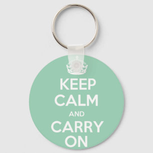 Keep Calm and Carry Onキーチェーン キーホルダー