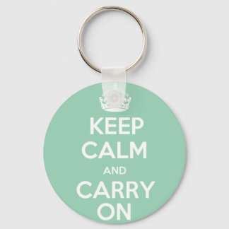 Keep Calm and Carry Onキーチェーン キーホルダー