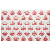 Keep Calm and Carry Onクラウンパターン ファブリック (ファットクウォーター)