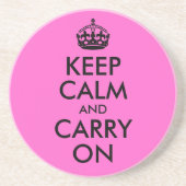 Keep Calm and Carry Onコースター コースター (正面)