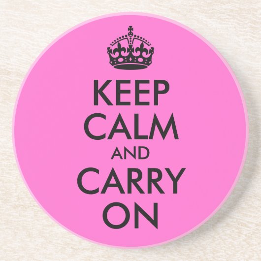Keep Calm and Carry Onコースター コースター (正面)