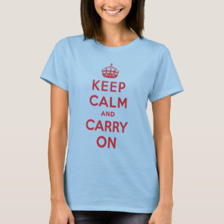 Keep Calm and Carry Onシャツ Tシャツ