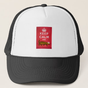 Keep Calm and Carry Onハニーアナグマ キャップ