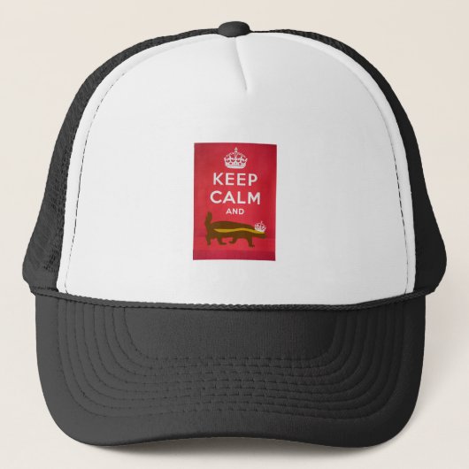 Keep Calm and Carry Onハニーバッジャー キャップ (正面)