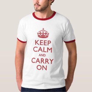KEEP CALM AND CARRY ONファッション Tシャツ