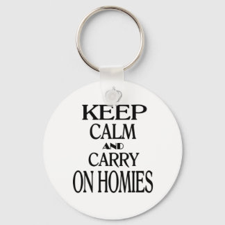 Keep Calm and Carry Onホーム キーホルダー