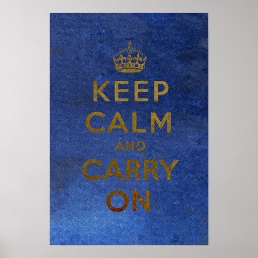 Keep Calm and Carry Onポスター ポスター (正面)