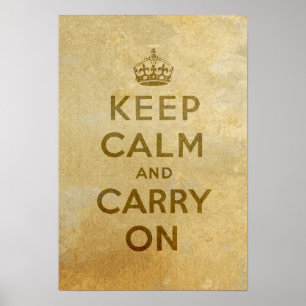 Keep Calm and Carry Onポスター ポスター