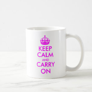 Keep Calm and Carry Onマググ コーヒーマグカップ