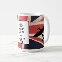 Keep Calm and Carry Onマグ コーヒーマグカップ