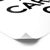 Keep Calm and Carry Onモノクロ写真 フォトプリント (角)