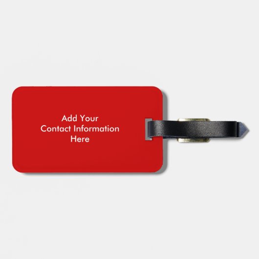 Keep Calm and Carry Onラゲッジタグ ラゲッジタグ (裏面横)