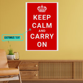 Keep Calm and Carry Onヴィンテージ ポスター