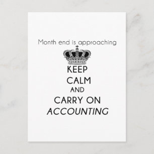 Keep Calm and Carry On会計 ポストカード