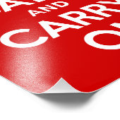 Keep Calm and Carry On写真 フォトプリント (角)