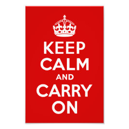 Keep Calm and Carry On写真 フォトプリント