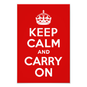 Keep Calm and Carry On写真 フォトプリント