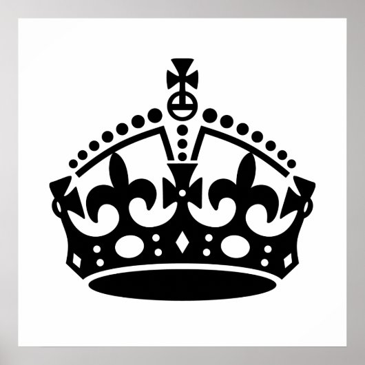 Keep Calm and Carry On冠 ポスター (正面)