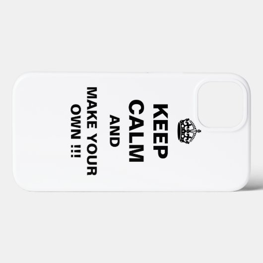 Keep Calm and Carry On冠 Case-Mate iPhoneケース (裏面 (横))