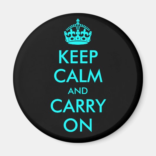 Keep Calm and Carry On磁石 マグネット (正面)