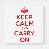 Keep Calm and Carry On磁石 マグネット (正面)