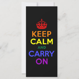 Keep Calm and Carry On虹