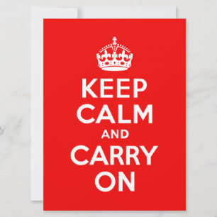 Keep Calm and Carry On赤