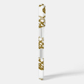 Keep Calm and Carry On金ゴールドクラウンオンホワイト Case-Mate iPhoneケース (裏面 / 右)