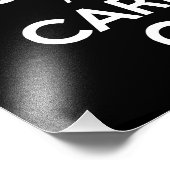 Keep Calm and Carry On黒写真 フォトプリント (角)