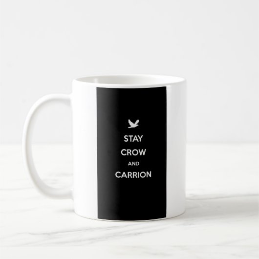 「Keep Calm and Carry On」のパン コーヒーマグカップ (左)