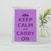 「Keep Calm and Carry On-やる気を起こさせるはがき」 シーズンカード (スタンド正面)