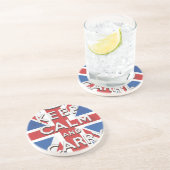 Keep Calm and Carry On イギリスの旗 コースター (側面)