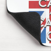 Keep Calm and Carry On イギリスの旗 マウスパッド (コーナー)