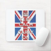 Keep Calm and Carry On イギリスの旗 マウスパッド (マウス)