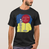 Keep Calm and Carry On。ウクライナ強 Tシャツ (正面)