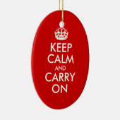 Keep Calm and Carry On オーナメント (右)