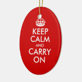 Keep Calm and Carry On オーナメント (左)