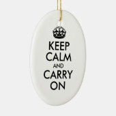 Keep Calm and Carry On オーナメント (右)