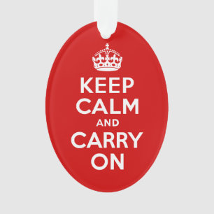 Keep Calm and Carry On オーナメント